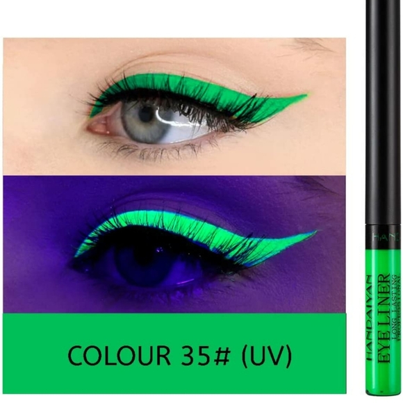 Set of 12 Vivid Bright Colored Liquid Eyeliner (UV reactive) - Picture 7 of 7